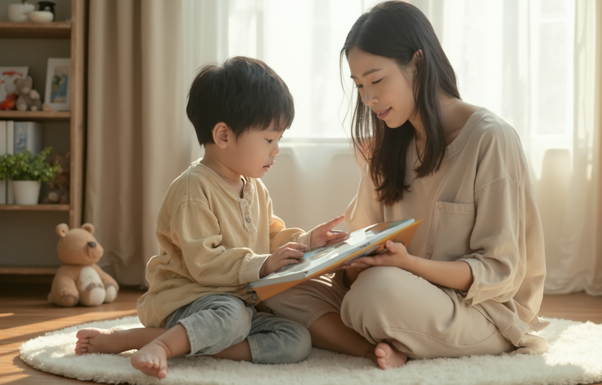 또래보다 말이 늦는 아이, 집에서 할 수 있는 언어 자극 방법